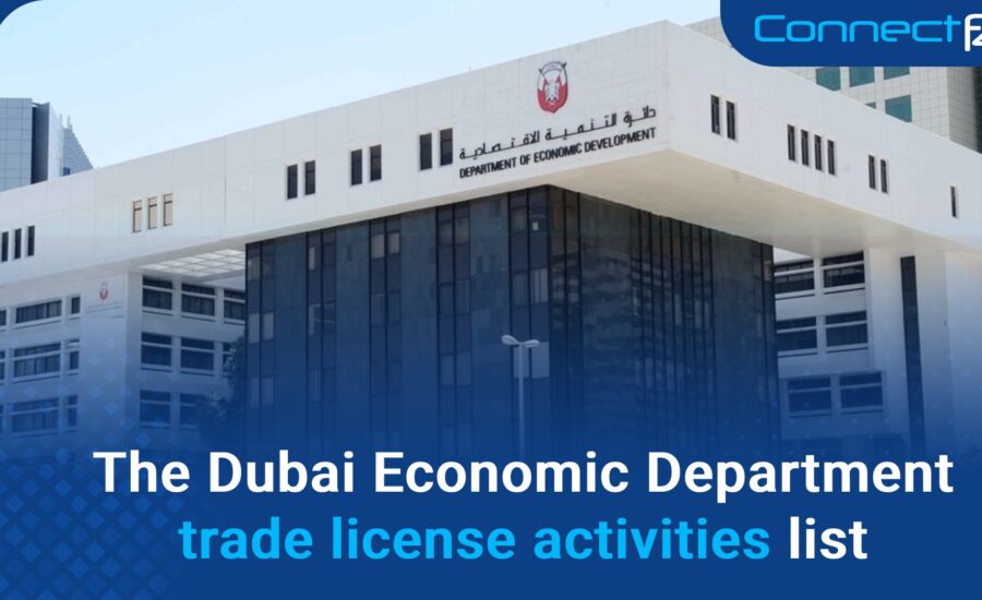 The Dubai Economic Department trade license activities list