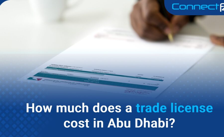 How much does a trade license cost in Abu Dhabi?