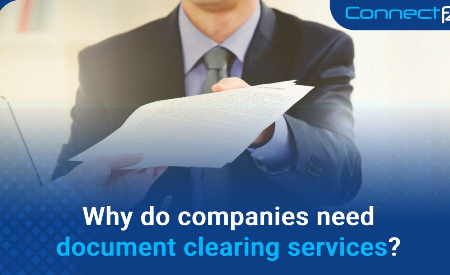 Why do companies need document clearing services?