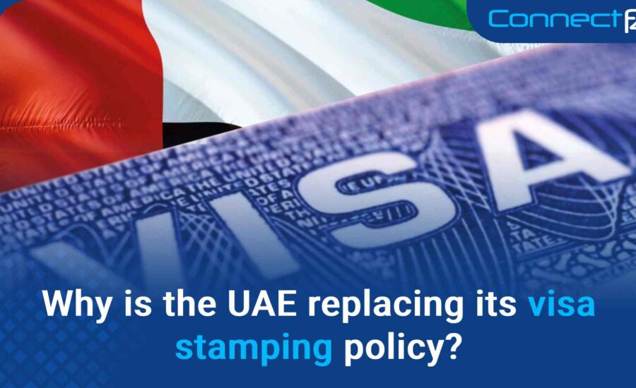 Why is the UAE replacing its visa stamping policy?