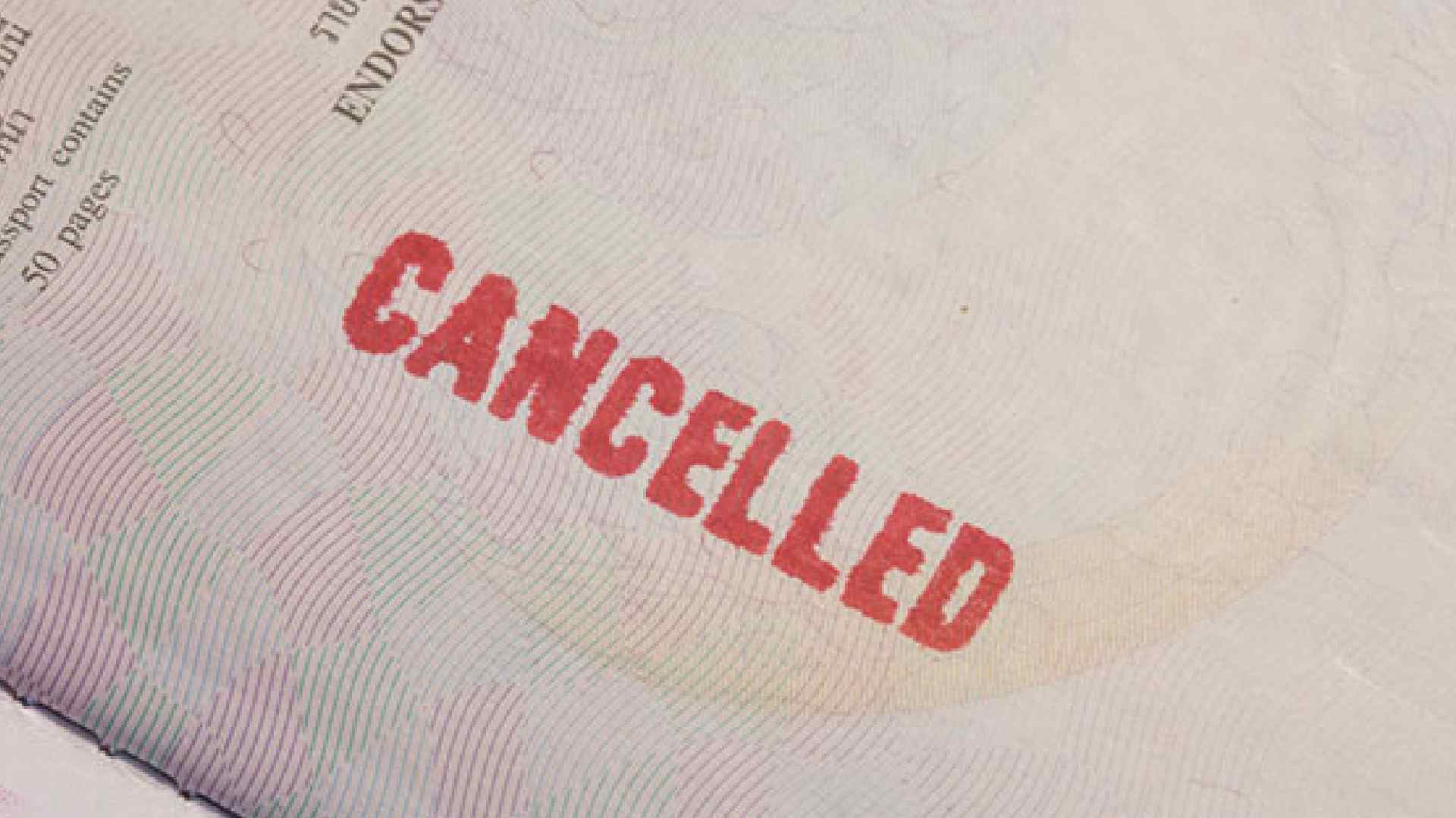 Visa Cancellation 